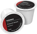 Amazon Brand - Solimo Dark Roast Coffee Pods, French Roast, Compatible with Keurig 2.0 K-Cup Brewers, 24 Count