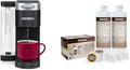 Keurig® K-Supreme Single Serve K-Cup Pod Coffee Maker, MultiStream Technology, Black & Brewer Maintenance Kit, Includes Descaling Solution, Water Filter Cartridges & Rinse Pods