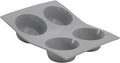 de Buyer ELASTOMOULE Muffin Silicone Mold - Creates 4 Muffins - Easy to Use & Clean - Dishwasher Safe