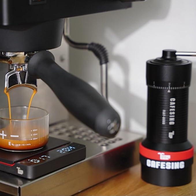 CafeSing ORCA go Flat Burr Manual Coffee Grinder