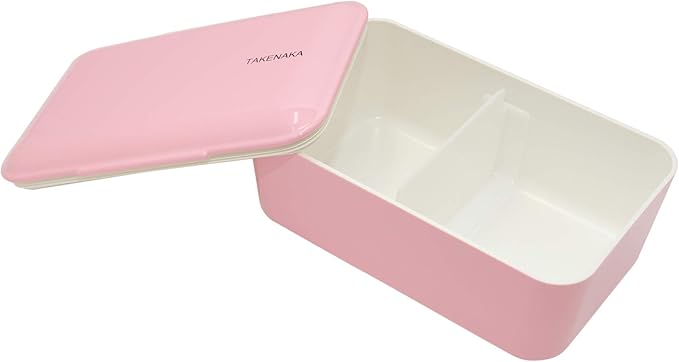 Bento Bite Box from TAKENAKA Japan, Made of Recycled Plastic Bottles for Eco, Sustainable Lunch Box from Japan (Candy Pink)