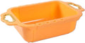Expandable Dish Drying Rack Over the Kitchen Sink, Thick PP Dish Drainer, Dish Rack Vegetables and Fruits Strainer(Orange)