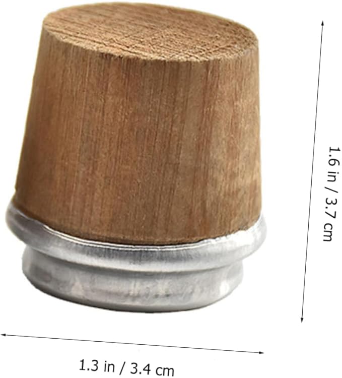 PRETYZOOM 12pcs Replacement Cork Stoppers for Vacuum Bottles Wood Bottle Plugs for Insulated Kettles Sealed and Easy to Clean