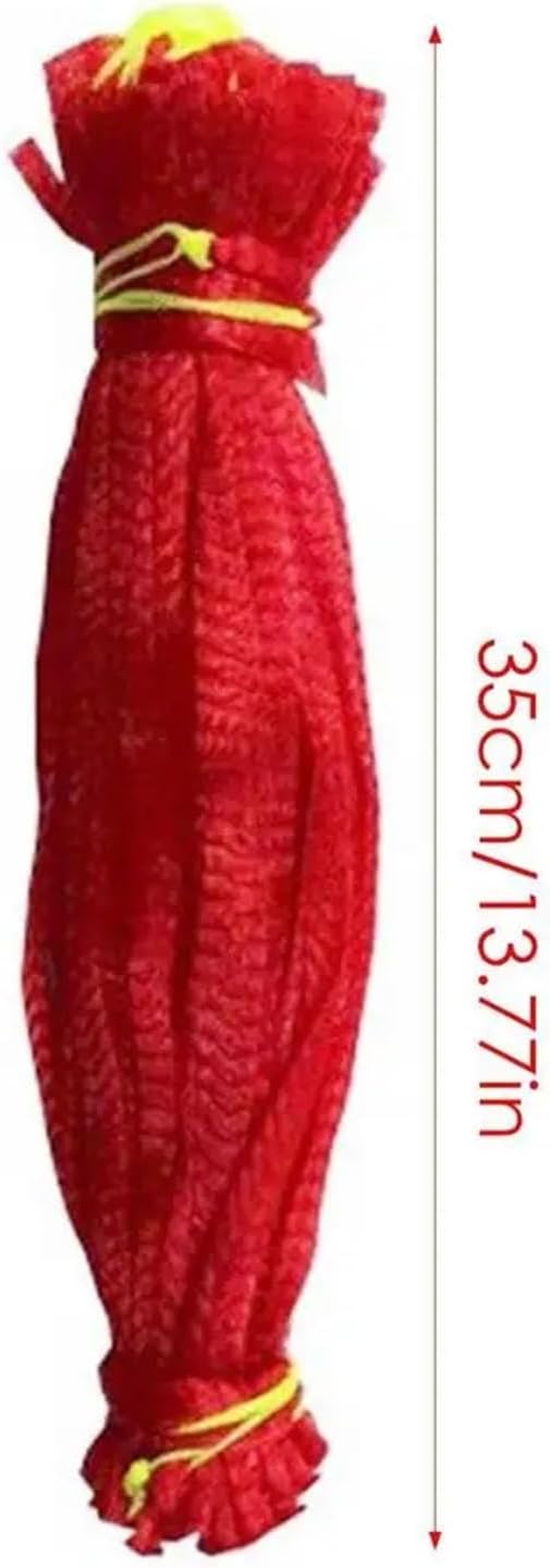 Mesh Produce Bags 200Pcs Hanging Watermelon Grow Net Bags Reusable Cantaloupes Mesh Garden Cucumbers Growing Storage for Vegetable(35cm)