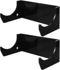 Luxshiny Wall Mount Rolling Pin Holder Clear Acrylic Display Rack Kitchen Storage Organizer Space-Saving Rolling Pin Stand for Baking Tools 7.67X3.93X2.95In Set of 2