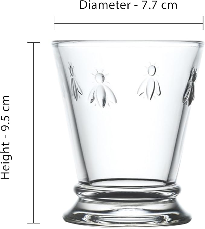 La Rochere Bee Small Tumbler Set/6 - La Rochere Bee Glassware Sets