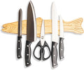 16" Premium Mangetic Knife Holder for Wall - Strong Heavy-Duty Engraved Magnet for Knives - Wall or Refrigerator Kitchen Magnetic Knife Stripe - Designed in U.S. (Trout)