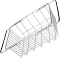 Expandable Over Sink Dish Drying Rack - Versatile Drainage Design for Fruits, Chopsticks, Spoons, and Dishes