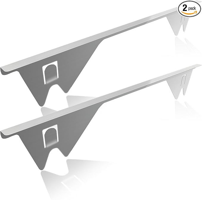 Upgrade 316 Stainless Steel Stove Gap Covers, 2 Pack Stove Gap Filler ALMCALS Stove Gap Guards Range Trim Kit Heat Resistant Oven Gap Filler Between Stovetop and Counter