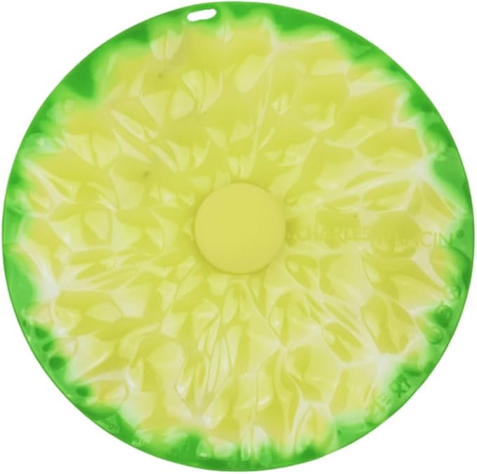 Charles Viancin - Lime Silicone Lid for Food Storage and Cooking - 6''/15cm - Airtight Seal on Any Smooth Rim Surface - BPA-Free - Oven, Microwave, Freezer, Stovetop and Dishwasher Safe