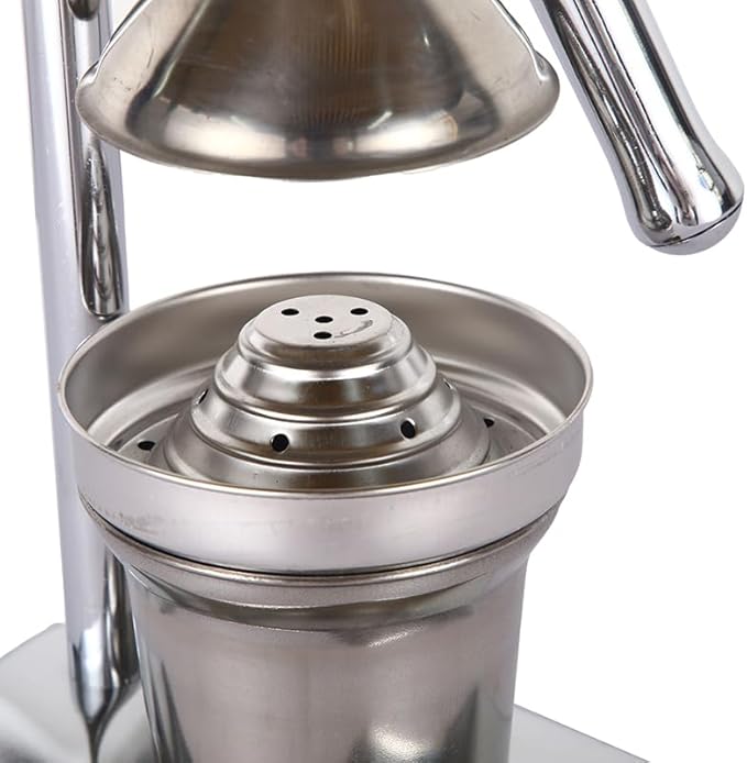 Cast Iron Juicer, Cast Iron Juicer Hand Press, Heavy Duty Hand Press Juice Extractor for Fresh Lemonade Orange Juice, Home and Kitchen Essentials, Easy to Use
