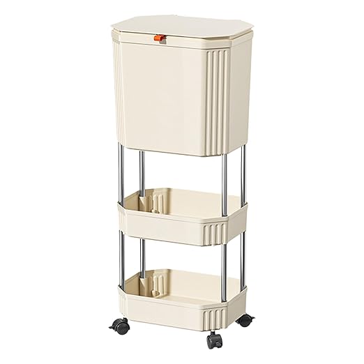 Mounting Kitchen Trash Holders Storage Shelf Garbage Holders ClutterFree Countertop for Apartment Space Saving Trash Bin Organizers