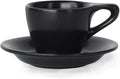 notNeutral Lino Porcelain Cup & Saucer Espresso 3 oz (3 oz, 6)