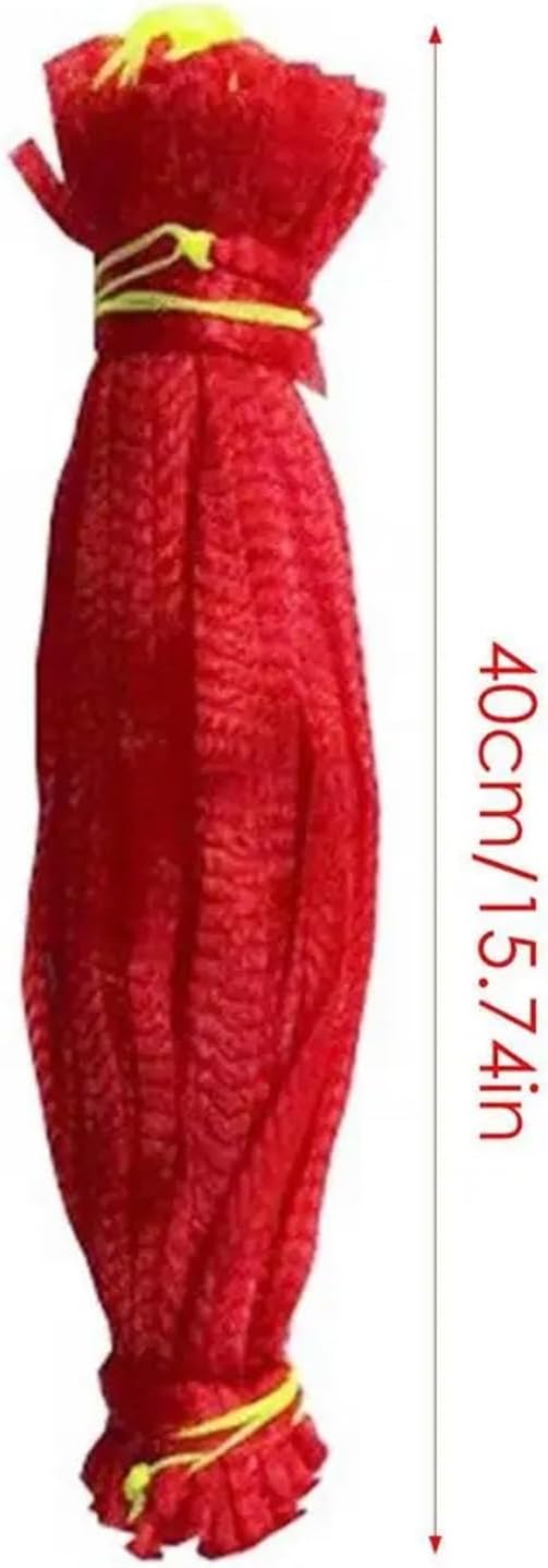 Mesh Produce Bags 200Pcs Hanging Watermelon Grow Net Bags Reusable Cantaloupes Mesh Garden Cucumbers Growing Storage for Vegetable(40cm)