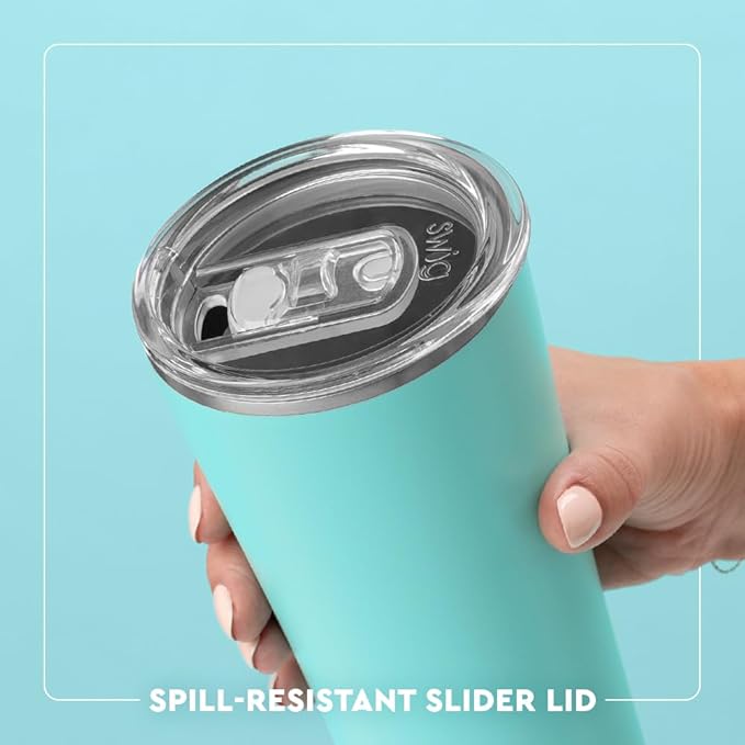 Swig Life 22oz Insulated Tumbler, Travel Coffee Tumbler with Lid, Cup Holder Friendly Travel Coffee Mug, Stainless Steel (Ribbons and Bows)