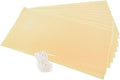 Stakich Candle Making Pure Beeswax Kit, 50 Full Size Sheets - 8 1/8 Inch x 16 3/4 Inch - Comes with Wicking and Instructions