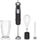 Immersion Blender Handheld,1000W hand blender stainless steel,Stick Blender,2-speed wired mixer, Includes Beaker, Whisk, Frother, for Kitchen, Baby Food Blender,smoothies