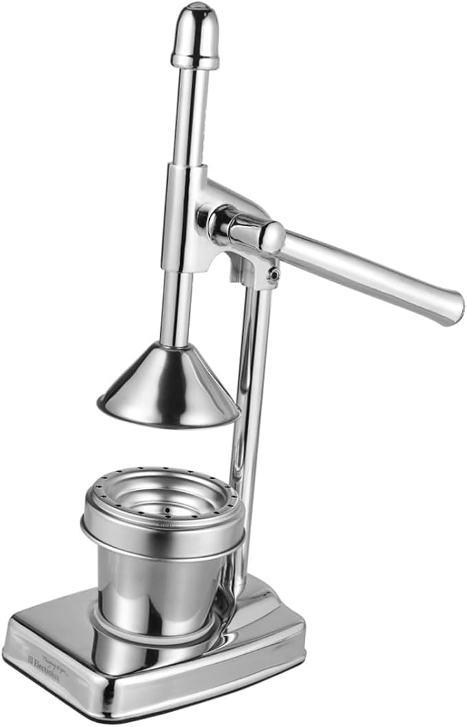 PRETYZOOM Manual Juicer Machine Fruit Vegetable Press Stainless Steel No Electricity Needed