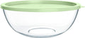 Extra Large Glass Mixing Bowls Clear Glass Salad Cooking Bowls for Kitchen Salad Bread Storage (6 Qt)
