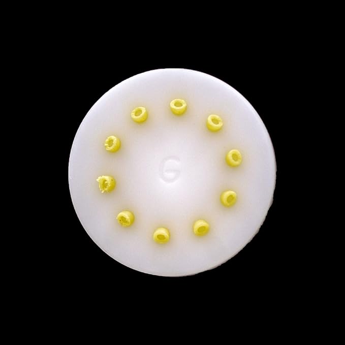 Macaroni 5mm Pasta Noodle Shape Discs Fit For Philips Automatic Pasta & Noodle Maker, Philips Pasta Maker Attachments, Kitchen Appliances, Accessory Kit (Macaroni 5mm)