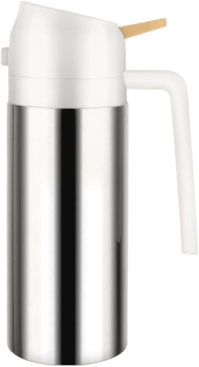Olive Oil Dispenser Bottle Oil Sprayer Cooking Oil Sprayer Home Use 2-in-1 Olive Oil Dispenser for Air Fryer Salad Oil Sprayer for Cooking(White,500ml)