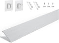30" Slide-in Range Rear Filler Kit W10113901A, Stove Gap Universal Triangular Filler Strip, Cooktop Trim Kit Between Stove and Backsplash for Whirlpool & Most Brand, Durable Aluminum, Silver