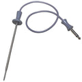 Compatible with GE Oven Meat Probe WB20T10024 & WB20X5050 21-Inch Extended Replacement Probe Food Grade Silicone Stainless Steel Direct Fit Accessory to Restore Oven Temperature Function