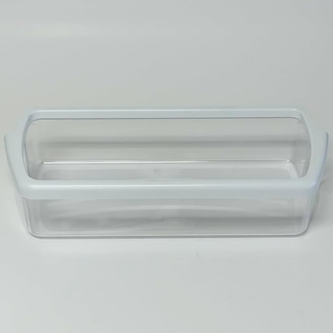 Compatible with Clear Refrigerator Door Bin Shelf for Whirlpool models ED5LHAXWB02 ED5LHAXWQ00 ED5LHAXWQ01 ED5LHAXWQ02 ED5LHAXWS00 ED5LHAXWS01 ED5LHAXWS02 ED5LHAXWS06 ED5LHAXWS07