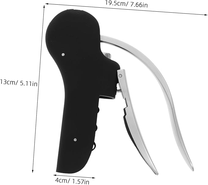 SHOWERORO Corkscrew Wine Opener Lever Pump Manual Handheld Corkscrew for Wine Bottles Easy to Use