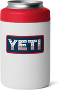 YETI Rambler 12 oz. Colster Can Insulator for Standard Size Cans, White/Rescue Red/Badge