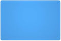 Silicone Placemats, Food-Grade Non-Slip Waterproof, Dining, Stain Resistant, Countertop Protector, Kitchen Counter Mat, Heat Resistant, Baking mat Dishwasher Safe (23.6"×15.7"-1pack, Blue)