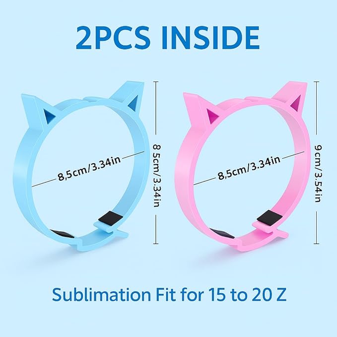 Sublimation Tumbler Clamp Tool, Durable Plastic Pinch Grip Holder for 15 to 20oz Cups, Ideal for Engraving, Decorating & Personalized Gifts