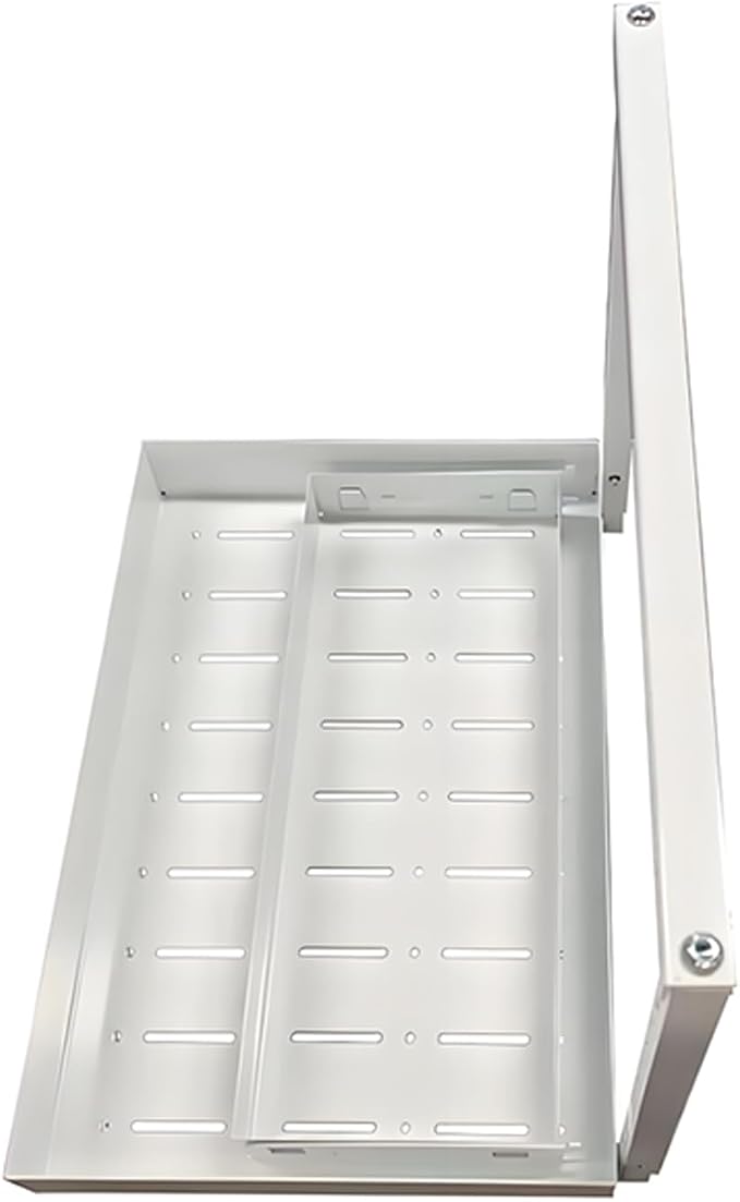 Under Sink Organizer, 2 Packs, 2 Tier Bathroom Organizer, Under Cabinet Storage, Under Sink Pull Out Organizer, Used for Kitchen, Bathroom, Pantry, Office, Garage, Shop, Cabinet, Closet, White