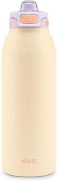 Ello Pop & Fill 40oz Stainless Steel Water Bottle with Quick Fill Technology, Double Walled and Vacuum Insulated Metal, Leak Proof Locking Lid, Sip and Chug, Reusable, BPA Free, Pastel Paradise