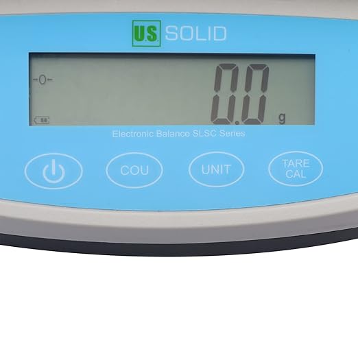 U.S. Solid 10kg x 0.1g Electronic Precision Balance Lab Digital Balance Scale, RS232 & USB Interface, AC100V-240V Power Supply, 19 Measurement Units