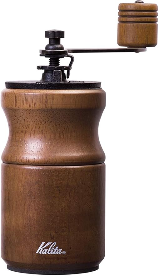 Carita Coffee Grinder, Wood, Durable Cast Iron Cutter, KH-10BR, Brown #42169, Hand Grinder, Hand Mill, Handmill, Handmill, Handmill, Handmill, For Beginners, Small, Portable, Mountaineering, Cafe,
