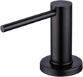 Soap Dispenser for Kitchean Sink, Built in Black Soap Dispenser Stainless Steel Soap Pump with 40" Extension Tube and 500ml Bottle Easy to Refill