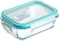Glass Meal Prep Containers with Locking Lids - Microwave & Dishwasher Safe Bento Box for Food Storage(370ml)