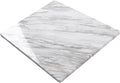 Natural Marble Cutting Board For Kitchen, 16 x 20 Inch Marble Slab Pastry Board With Non-Slip Feet For Baking, Cheese, Charcuterie, Chocolate, White Gray Net Veins