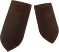 Hide & Drink, Rustic Thick Leather Cast Iron Hot Handle Covers - Large & Small Panhandle Grips for Heat Protection - Kitchen Essentials Handmade