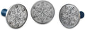Nordic Ware Snowflake Cookie Stamps (Set of 3), Sturdy Cast Aluminium Cookie Stamp Set, Cookie Press Set Made in the USA, Sturdy and Durable Biscuit Maker Press Set