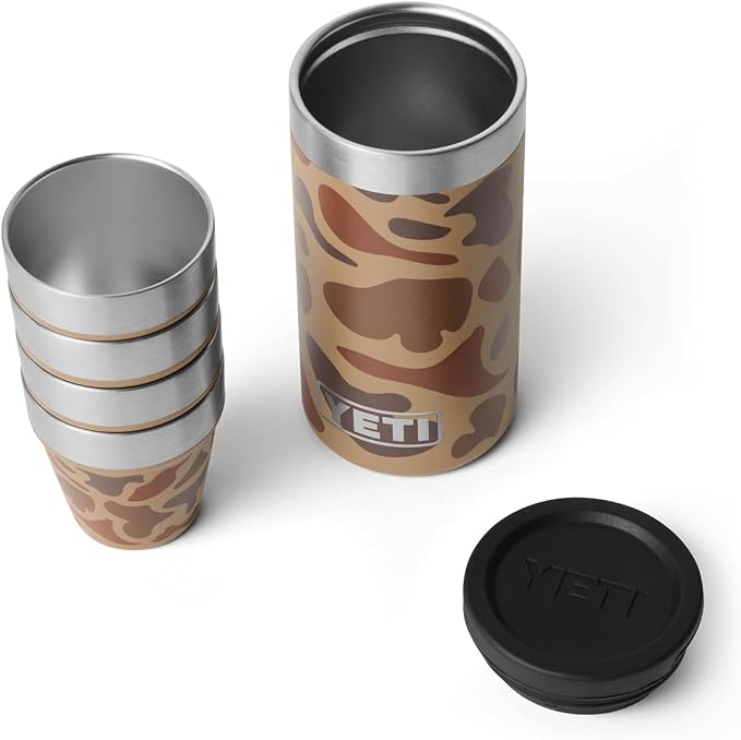 YETI Shot Glasses with Carrying Case, Set of 4