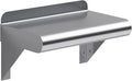 AmGood 6 in. x 10 in. Stainless Steel Wall Shelf | NSF Certified | Appliance & Equipment Metal Shelving | Kitchen, Restaurant, Garage, Laundry, Utility Room