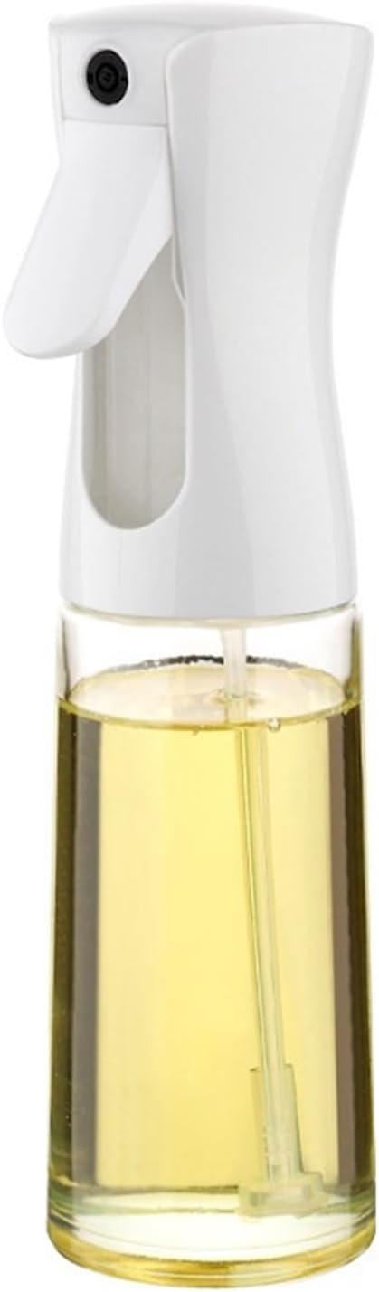 Oil Sprayer, 3pcs 200/300/500ml Oil Spray Bottle BBQ Cooking Sprayer Kitchen Baking Empty Vinegar Dispenser,for Kitchen, Air Fryer(500ml white)