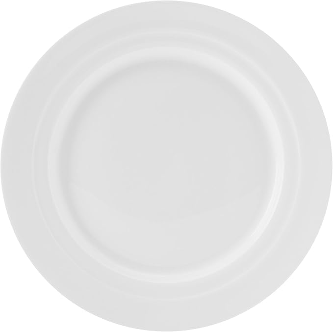 Mikasa Bentlee Bone China Lightweight Chip Resistant 12 Piece Dinnerware Set, Service for 4, White