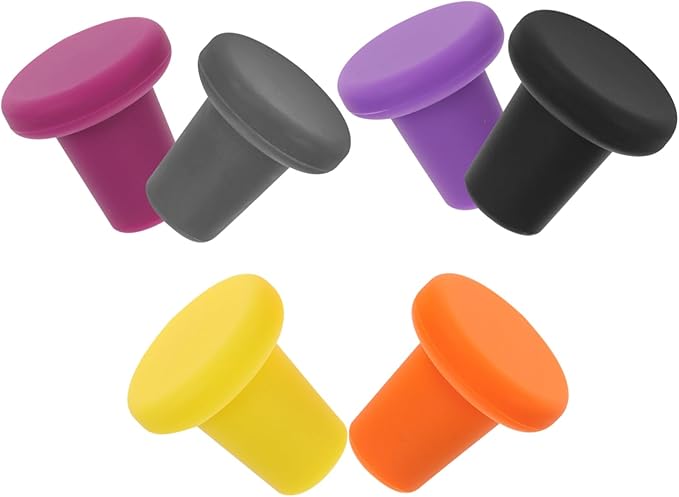 ULTECHNOVO 30pcs Silicone Wine Stoppers Reusable Bottle Sealing Plugs for Airtight Closure Deep for Wine and Parties