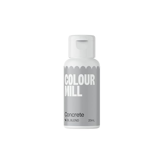 Colour Mill Oil Blend Food Coloring, 20 Milliliters Concrete