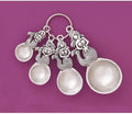 Spirit Décor Measuring Spoons Mermaids, Set of 4 for Gift Measuring Dry and Liquid Ingredients