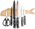 Mint Bucket Brands Premium Mangetic Knife Holder for Wall - Strong Heavy-Duty 16 Inch Engraved Magnet for Knives - Wall or Refrigerator Kitchen Magnetic Knife Stripe - Designed in U.S. (Mahi-Mahi)