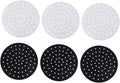 Ciieeo 18pcs Non-stick Air Fryer Liner Baking Mat Reusable Perforated Pad Oven Liner for Bottom Steamer Accessory Easy Food Removal Kitchen Gadget